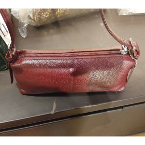 Ladies leather baguette-style Bag